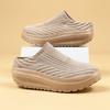 TUINANLE Women's Summer Shoes Casual Single Ladies Platform Shoes Soft Sole Cover Half Slippers Soft Walking Slippers