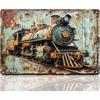 Vintage  Old Car Train Posters Metal Tin Sign Plaque Decorative Plates for Garage Club Man Cave Bar Home Hotel Cafe Wall Decor