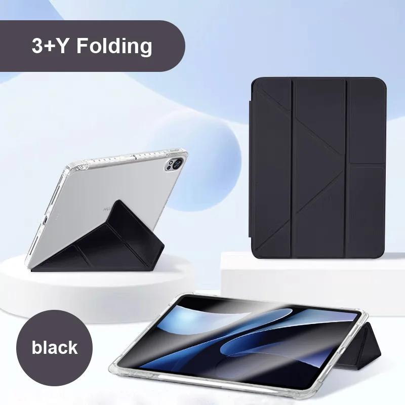 For Samsung Galaxy Tab S11 Ultra 14.6 " Case Smart Fold Acrylic Clear Stand Cover for Tab S11 11 " Funda with Pencil Holder