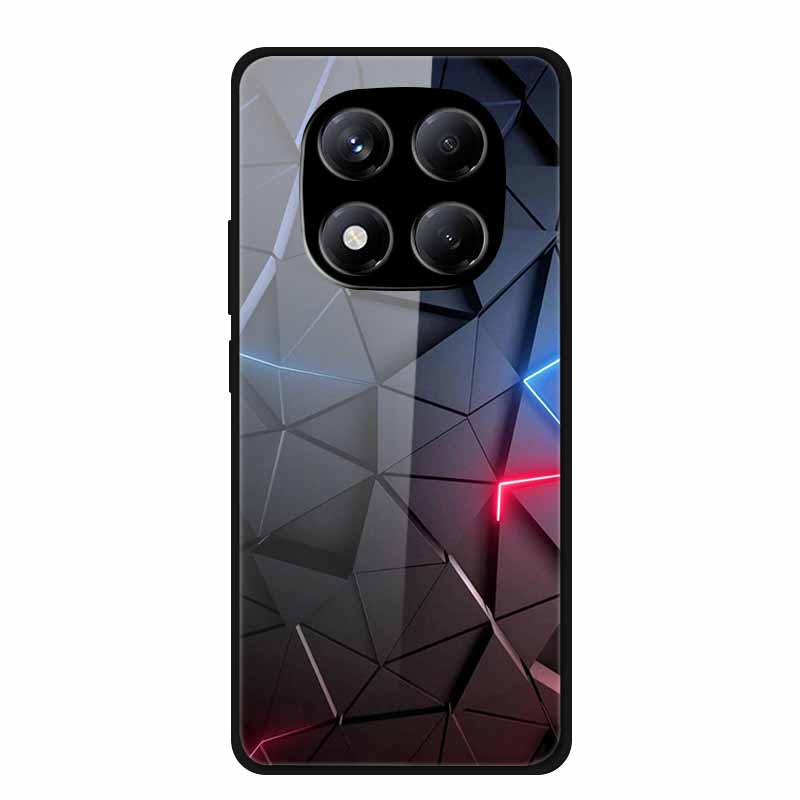 Luxury Case For Redmi Note 14 Pro 4G Tempered Glass Cover For Xiaomi Redmi Note14 Pro 4G Phone Cases Fashion Protective fundas