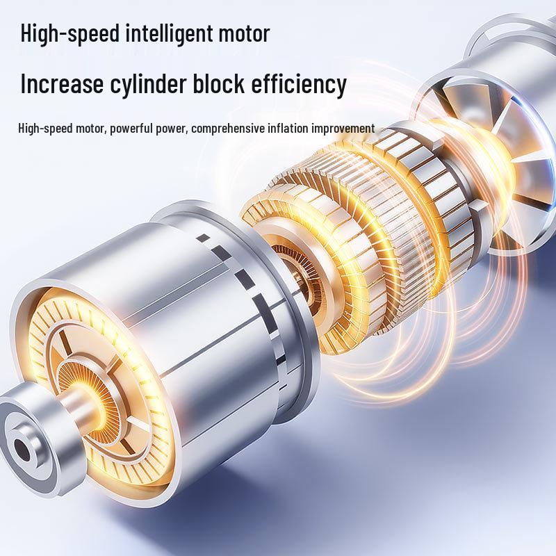 Umflator Auto Wireless Automat - Pompă de Aer Electrică Portabilă