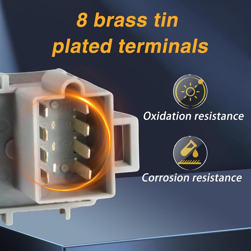 HVAC Blower Motor Control Switch Compatible with 2006-2007 Peterbilt 379 2008-2015 Peterbilt 384 Replace# Q21-6012 599-5000