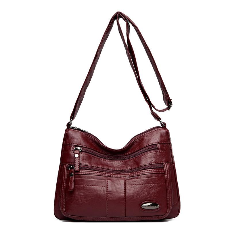 Urban Minimalist Pu Crossbody Bag For Women With Multiple Pockets For Everyday Use