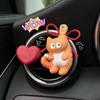 Cute Cat Car Air Freshener Diffuser Stone Car Air Conditioning Vent Decoration Perfume Car Interior Fragrance Ornament