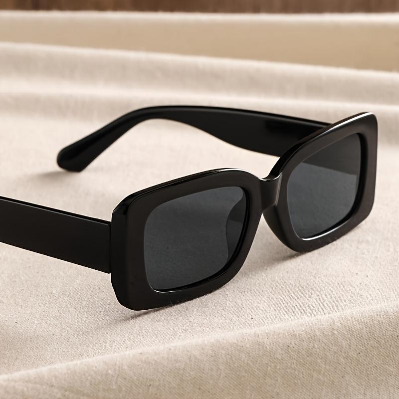 Women S Rectangular Glasses – Minimalist Black PC Frame, Lightweight & Durable, Suitable for Daily & Formal Occasions, Modern Elegant Design