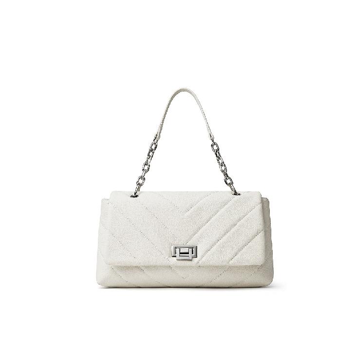 

Style Genuine Leather Large Capacity Underarm Bag for Women Fashion 2025 New Top Layer Cowhide Single Shoulder Bag Crossbody Bag Women s Bag бежевий