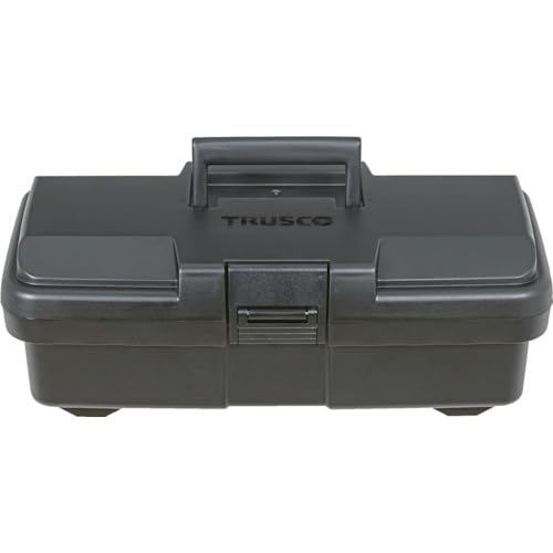 TRUSCO Super Tool Box, Resin Tool Box, Black, 385 x 202 x 140 mm (TJB-385)