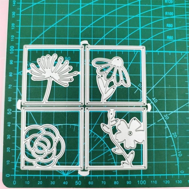 Rose Flower Metal Cutting Dies DIY Craft Carbon Steel Embossing Template Stencil Scrapbooking for Card Die Cuts Mold