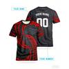 Retro Colorful Pattern T-Shirt For Men Customized Jerseys 3D Printed Short Sleeve