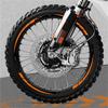 Sticker Protector Reflective Bike Front 19 Rear 17 Wheel Rim Stripe Sticker Decal Accessory