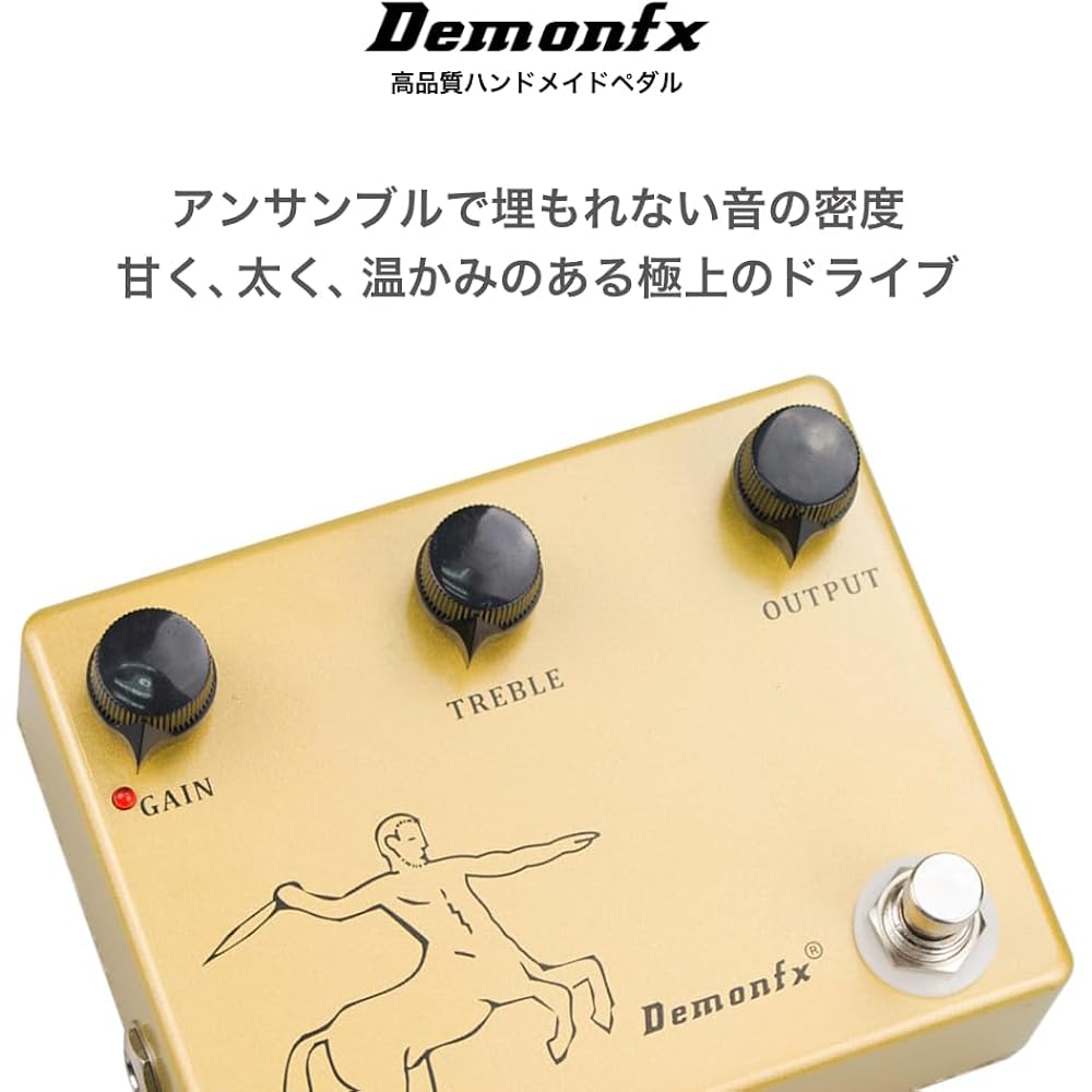 Demonfx K-CENTAUR/K-C DRIVE/CENTAUR (Centaur) Overdrive TonePedal Booster Overdrive Booster Guita...