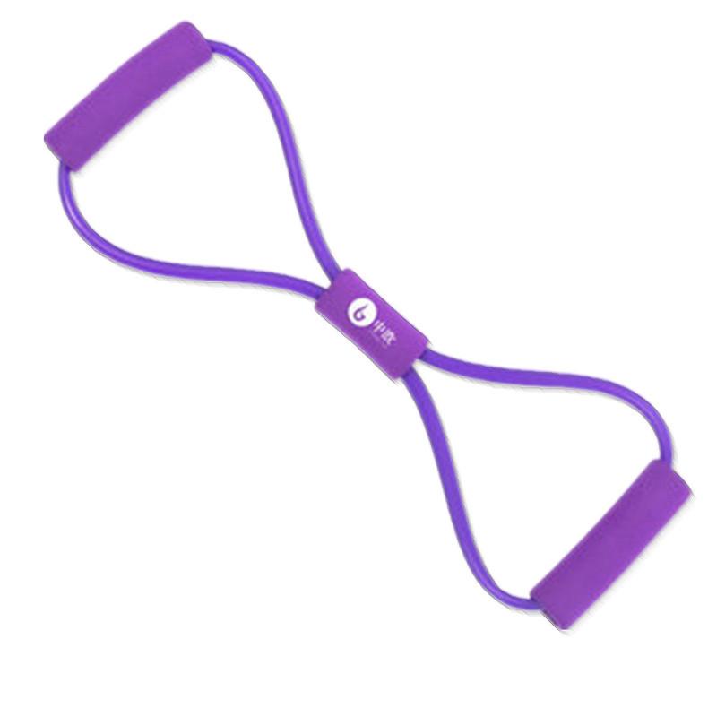 Fitness Ekspander Klatki Piersiowej Linka Napinająca Elastyczna Rurka w Kształcie Ósemki Domowy Ekspander Klatki Piersiowej TPE Galwanizowana Linka Napinająca Napinacz w Kształcie Ósemki