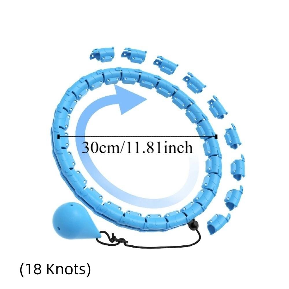 Detachable Fitness Hoop Adjustable Abdominal Workout Equipment  Adults Weight Loss