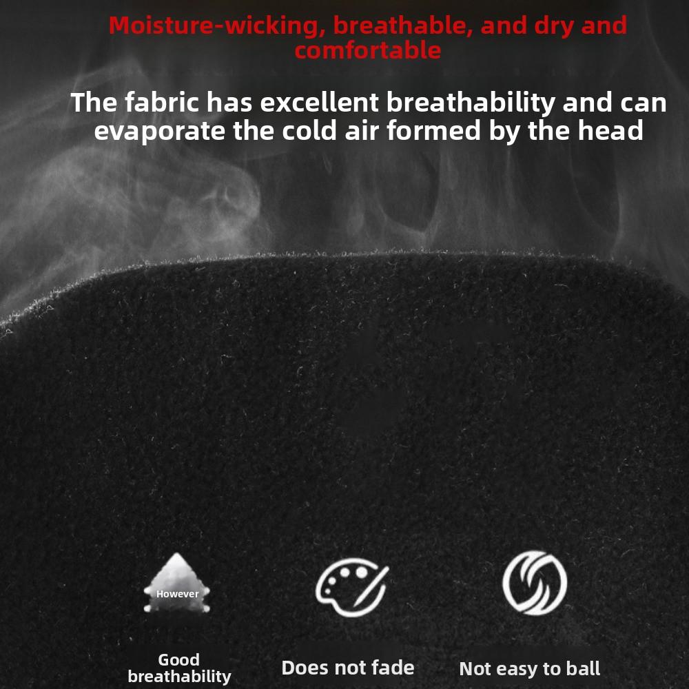 Polar Fleece Winter Running Hats Solid Color Outdoor Warm Hat  Winter Autumn