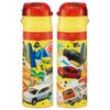 Skater Kids' Stainless Steel Water Bottle, 2-Way Design, 470ml (Direct Drinking) or 430ml (Cup Drinking), Tomica 24 Design, Kid-Friendly and Lightweig