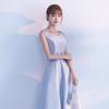 Evening Dress New Elegant Princess Sweet Korean Version Small Dress Fashion Student Party Medium and Long