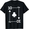 Playing Plum Blossom Cards Costume  AceKQJ1098765432  Diamonds Card Poker TShirt Streetwear Graphic T Shirts