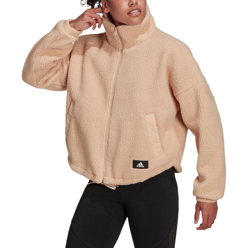 adidas Sportswear Sherpa Jacket Women's Apricot H24177
