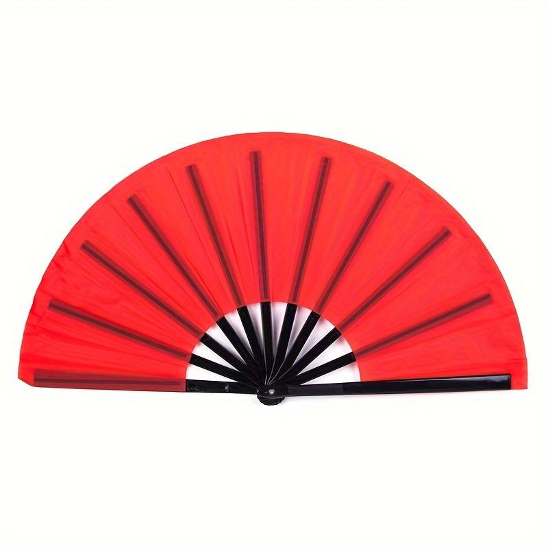 10 Inch Kung Fu Fan Folding Fan Martial Arts Double Sided Plastic Chinese Sound Fan Fitness Dance Classic Kung Fu Fan