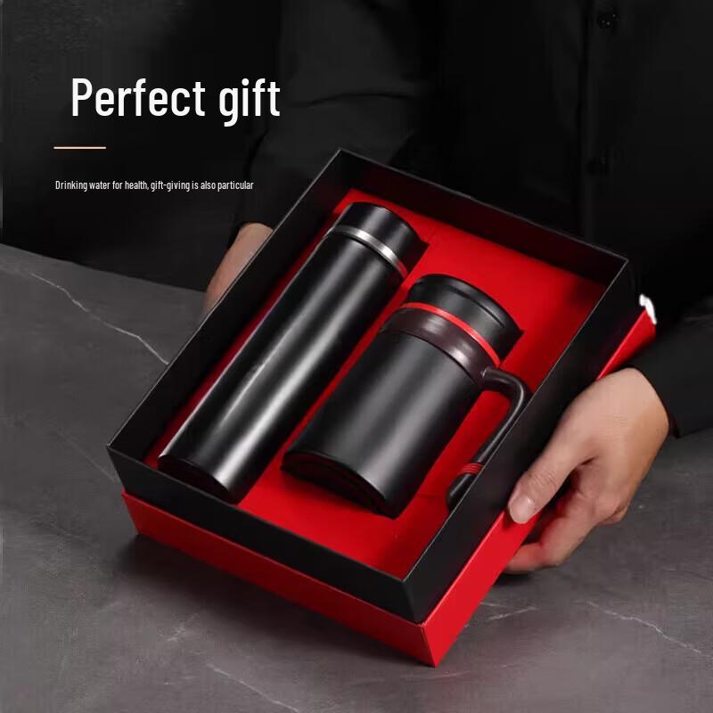 Shuchu Stainless Steel Double Thermos Gift Set