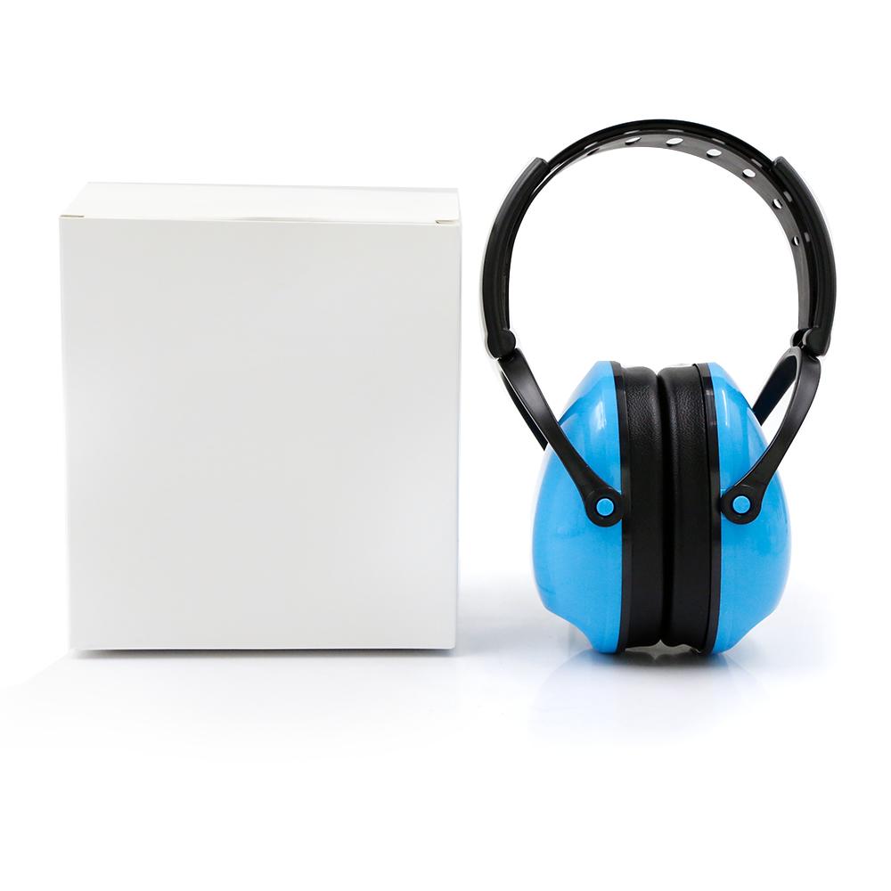 Children Hearing Protection Ear Muff Soundproof ABS Earmuffs for Children 27dB синий