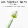 Space Saving Baby Bottle Brush Set 6-in-1 Nipple Straw Cleaning Brush Cup Brush  Home Travel Use