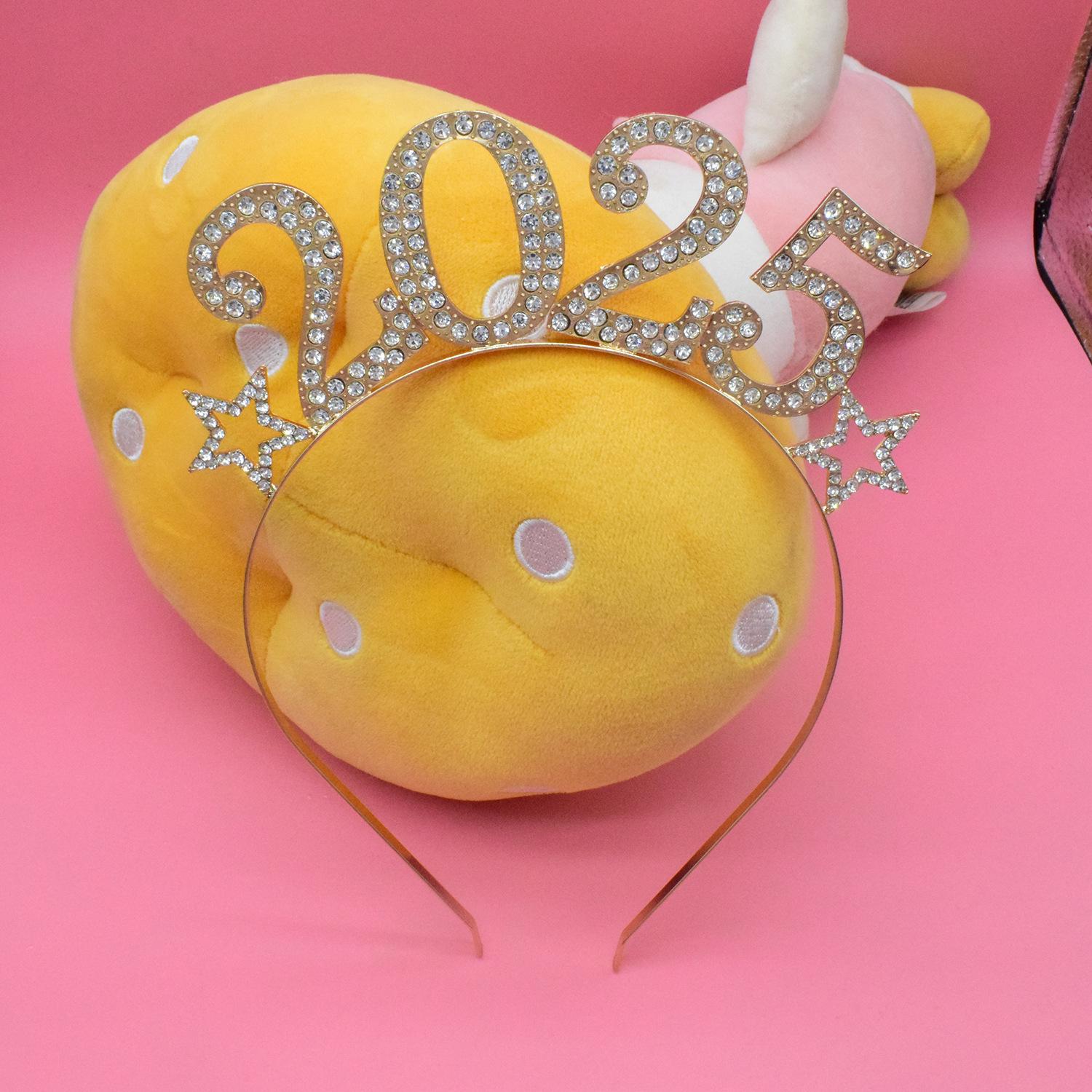 Korean Star Rhinestone Headband: Diamond-Studded Hair Accessory