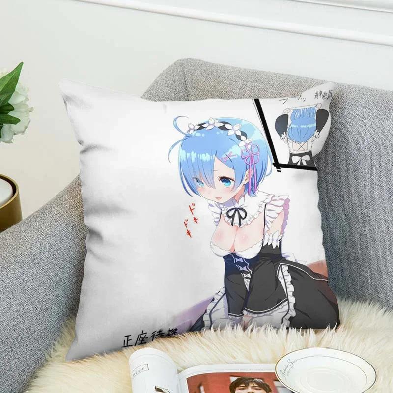 Pillowcases for Pillows Anime Pillow Cover 40x40 Pilow Cases Decorative Cushion Covers Pillowcase Cushions Home Decor Sofa
