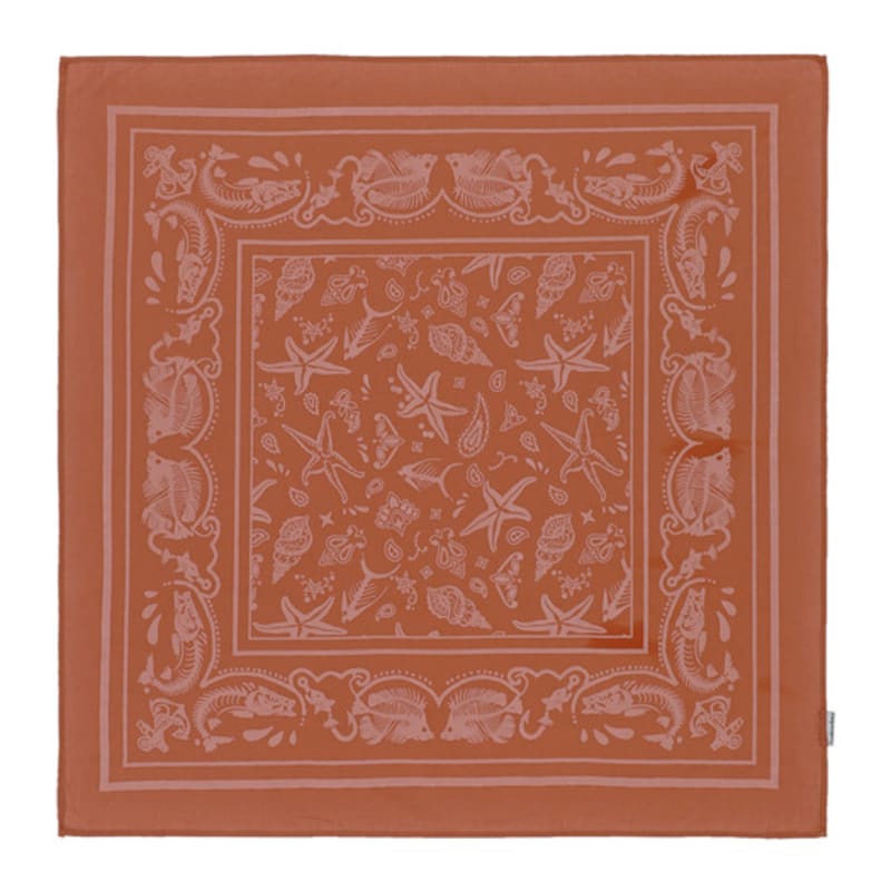 MAGOODGAN Paisley 9202 Brown Cotton Bandana