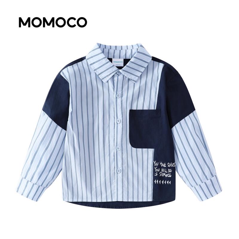 MOMOCO Boys' Striped Long-Sleeve Shirt