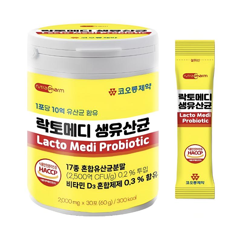 

Kolon Pharmaceutical Lacto Medi Probiotic 30 sticks (60g) 01,1EA
