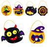 Vlies DIY Trick or Treat Tasche Geist Fledermaus Kürbis Handtasche DIY Halloween Süßigkeitentasche Party