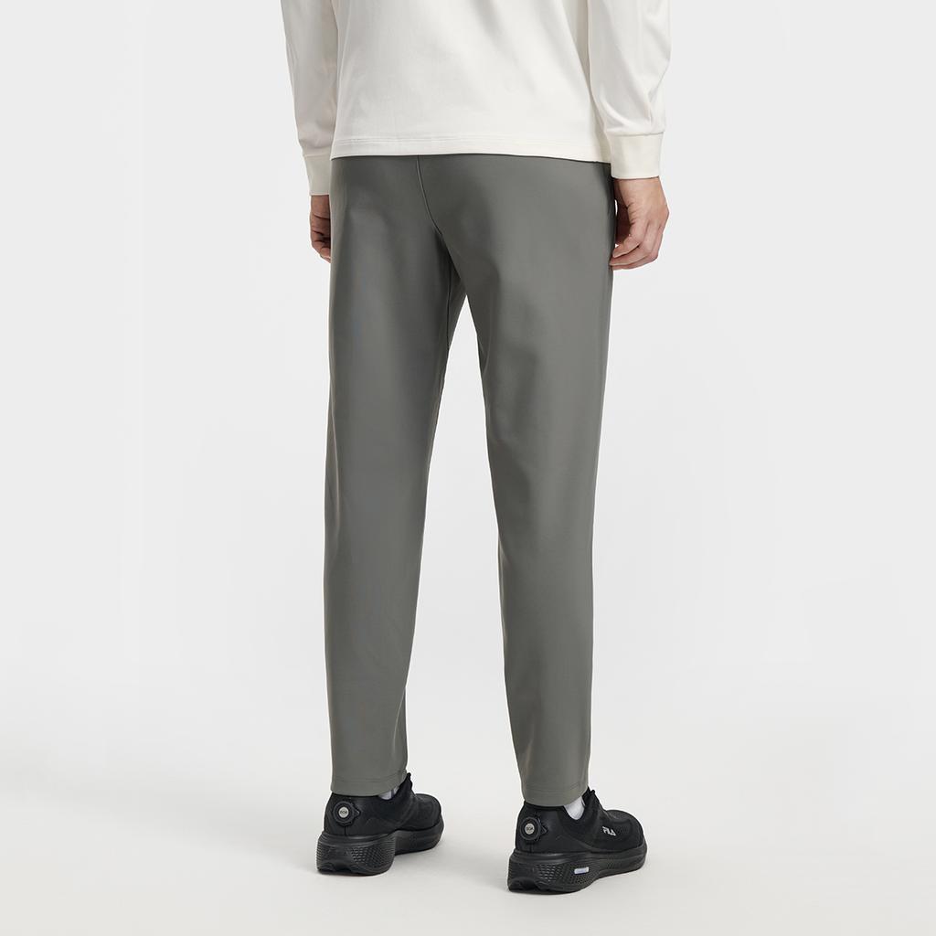 FILA A.P. Minimalist Casual Training Comfortable Knitted Sports Pants Men bottoms Silver-Gray A11M611603FDY