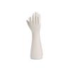 Hand Vase White Matte Ceramic Modern Flower Vase for Living Room Bedroom Dining Room