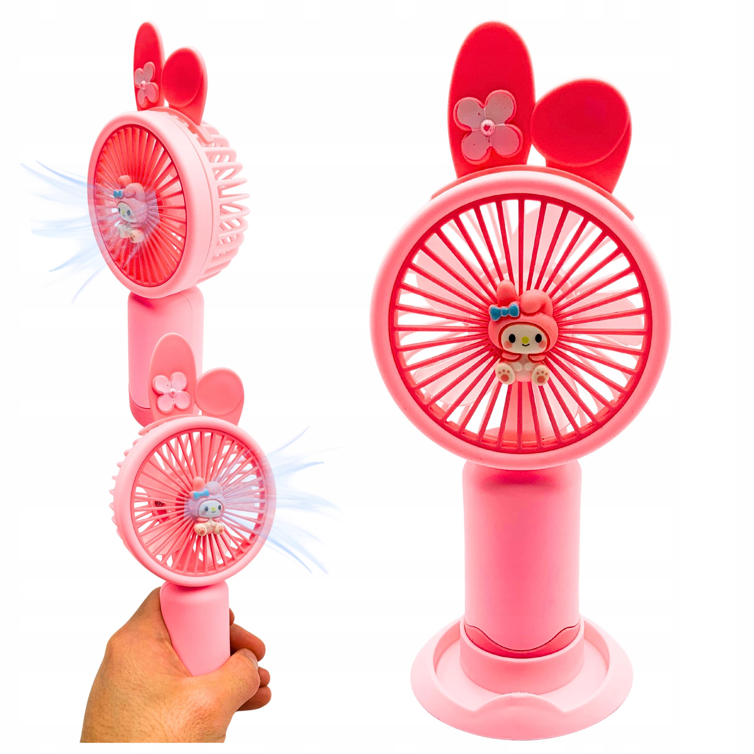 Kuromi Mini Handventilator für Reisen für Kinder USB-Ventilator