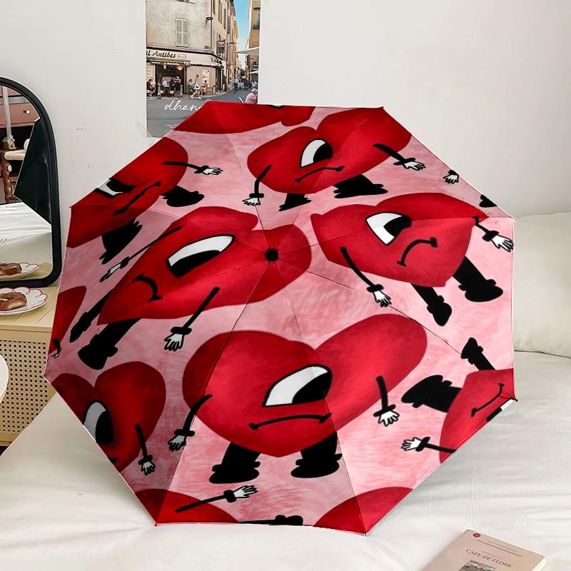 Bad Bunny Collage Umbrella 8-Frame for Travel, camping, Casual Lightweight Portable Umbrella, Essential for every family Holidays Gift
