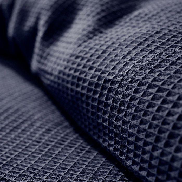 "Honeycomb" Duvet Cover Set 260 X 240 for Double "King Size" Bed 160 To 180 Cm - Night Blue Honeycomb