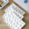 Easy Clean Children's Painting Palette Painting Dish Reusing Ceramic Color Mixing Tray Art Tool For Home School Use