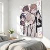 Bungo Stray Dogs Hippie Boho Tapestry Mandala Pattern INS Style Home Decor for Bedroom Birthday Valentines Day Gift