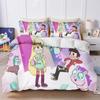 Star Butterfly Home Bedroom Comforte Nordic polyester material, suitable for children and adults, 3-piece set