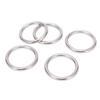 5Pcs 304 Grade Stainless Steel Round O Rings Multi Purpose Seamless Welding O Ring for Yoga Rings Hammock Sailing