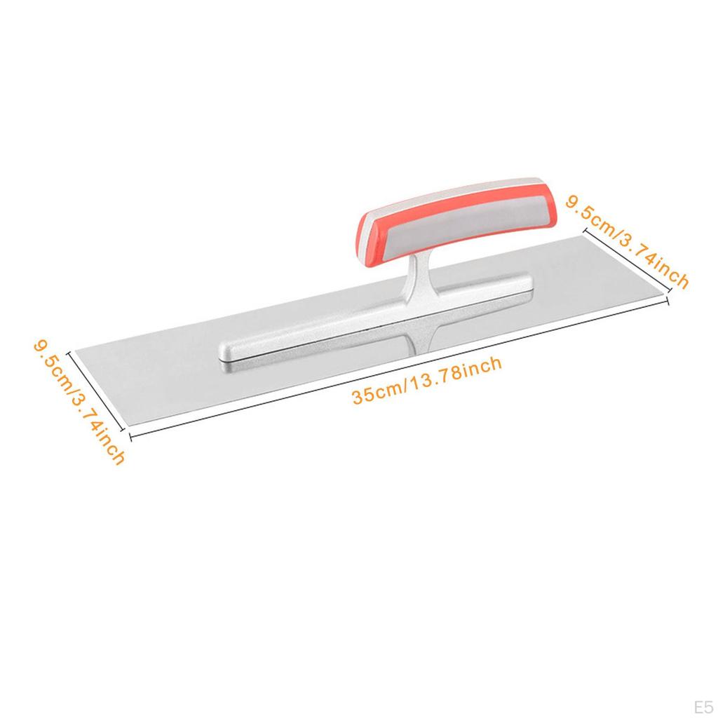 Aluminum Alloy Trowel for Plastering And Tiling with Anti-Slip Grip
