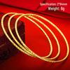 Women's Bohemian Gold Sand Brass Bracelet with Long-Lasting Colorfast Finish