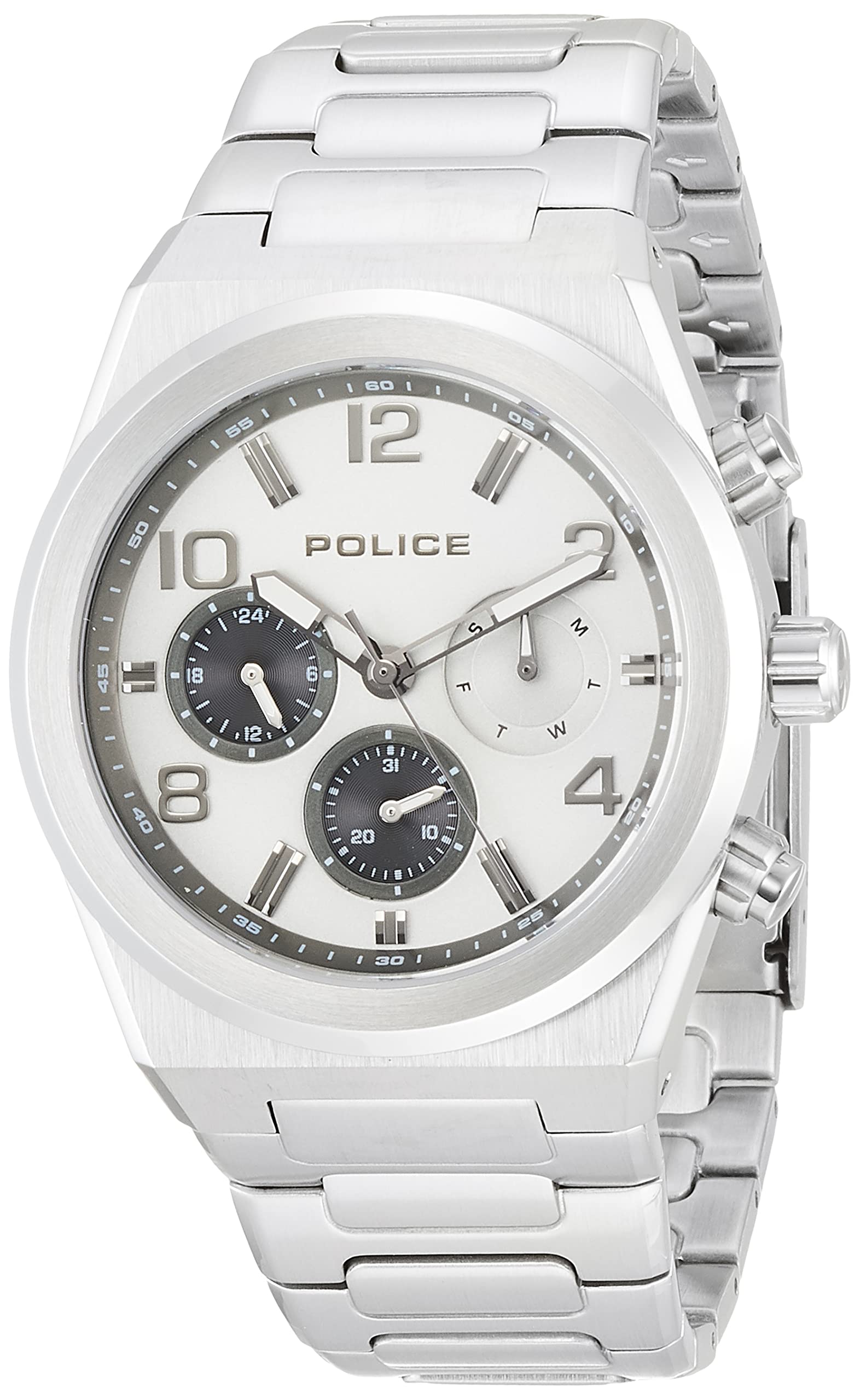 

Чоловічий срібний годинник Police SALKANTAY PEWJK2226704