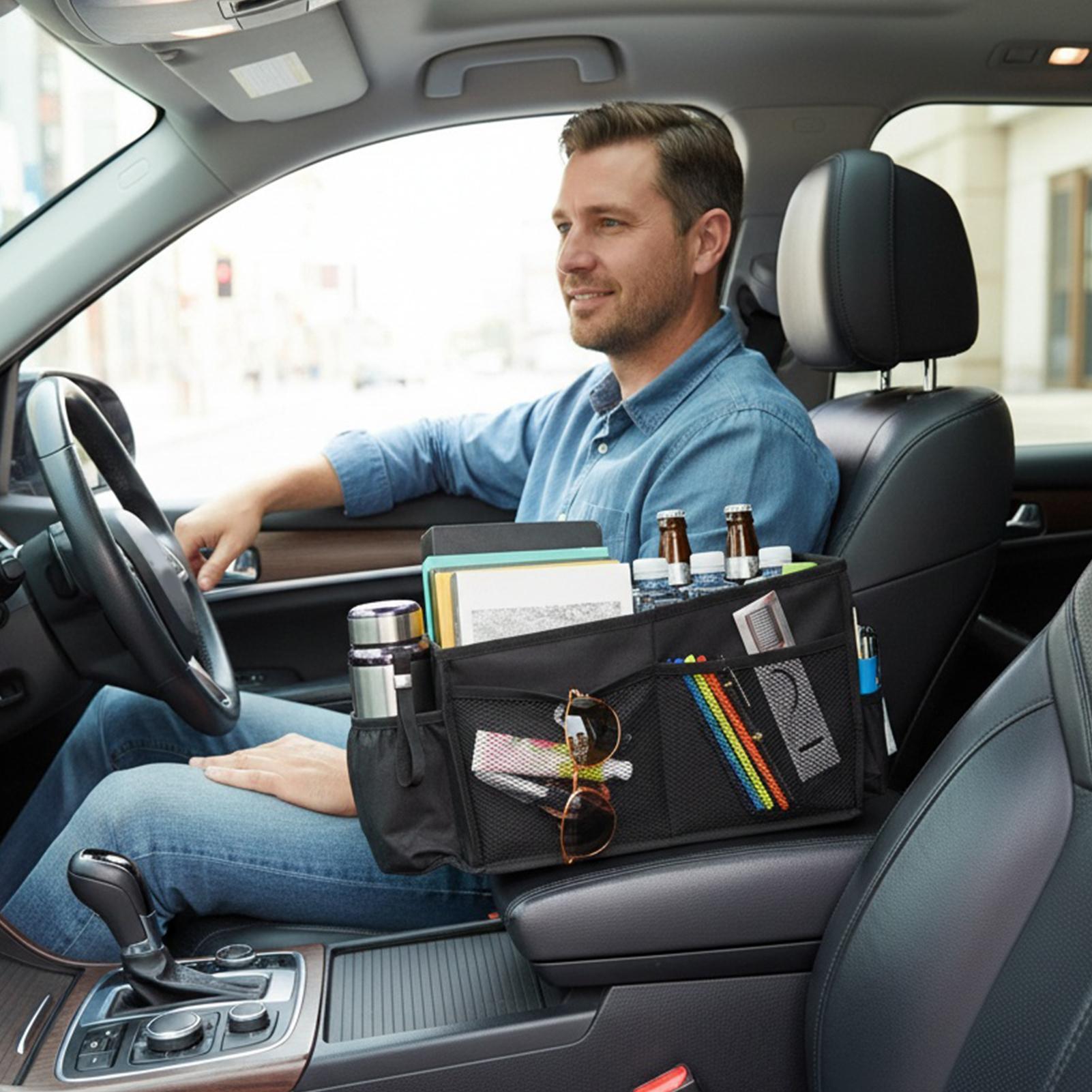 

Car Seat Organizer Foldable Multi-Compartment Storage Caddy With Handle Car Interior Organizer For Toys Tissues Snacks Drinks China Mainland