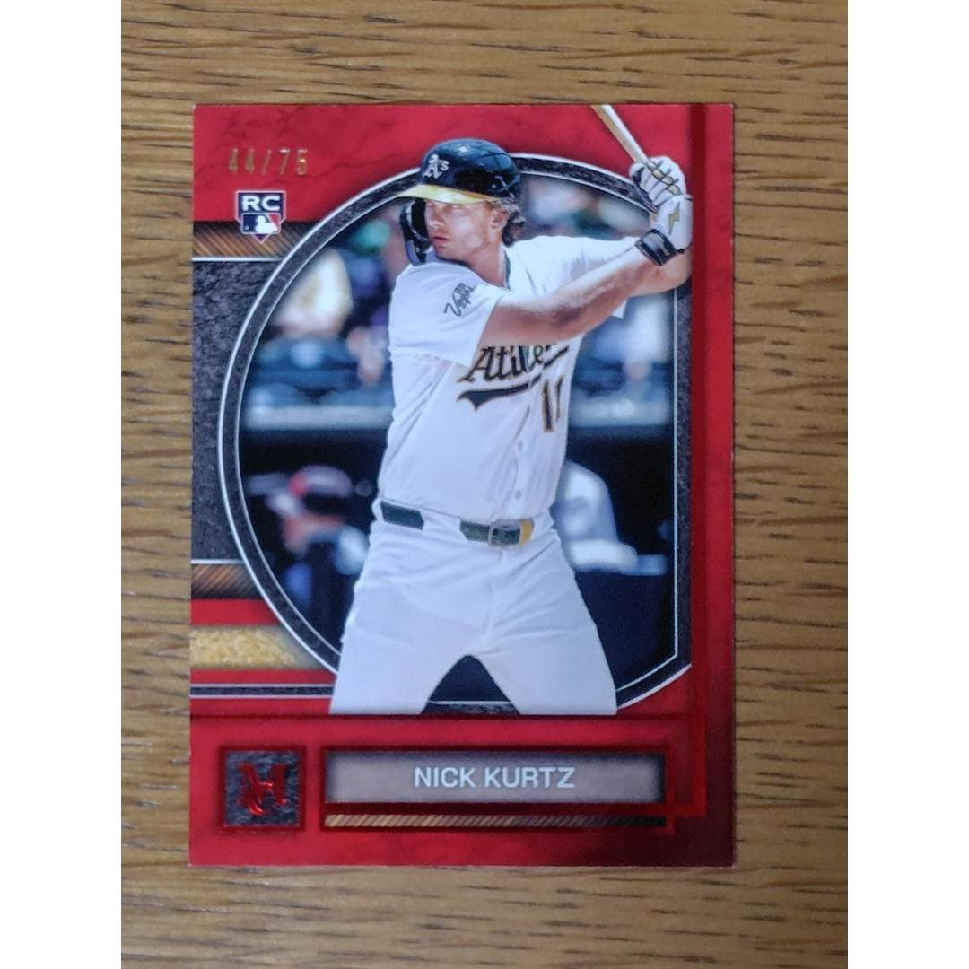 Used Nick Kurtz RC /75 Topps 2025 Museum Rookie of the Year