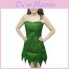 Rochie Cosplay Zână Tinker Bell Costum Pixie Verde Pentru Adulți Cu Design Drăguț Și Material Amestec Bumbac