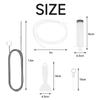 10 Pcs Reusable Refrigerator Cleaning Kit, 1.5M Long Flexible Spiral Brush, Refrigerator Drain Hole Cleaning Tool, Fridge Cleaning
