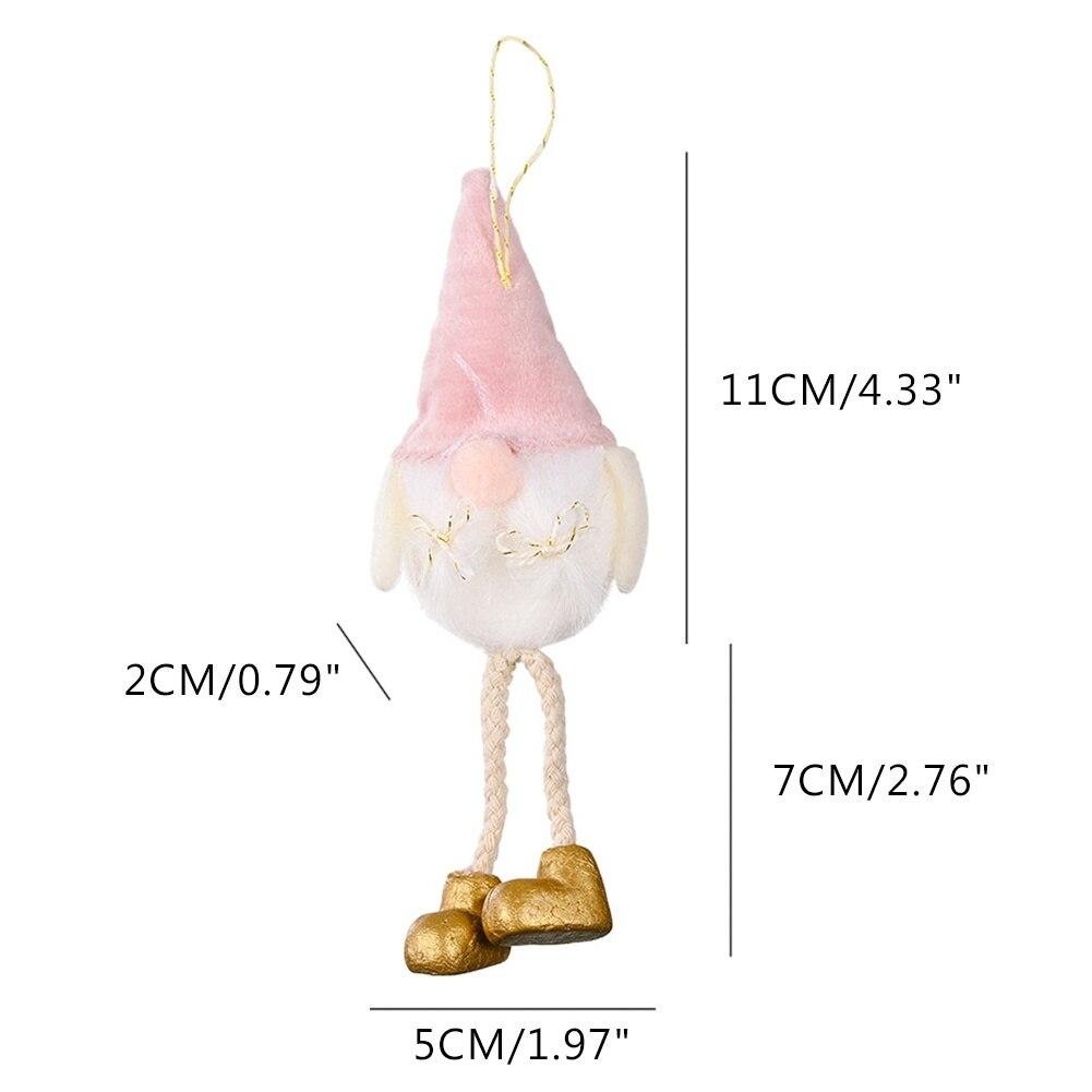Ozdoby pluszowe na choinkę Home Decor Wiszące idealne prezenty Śliczny gnom