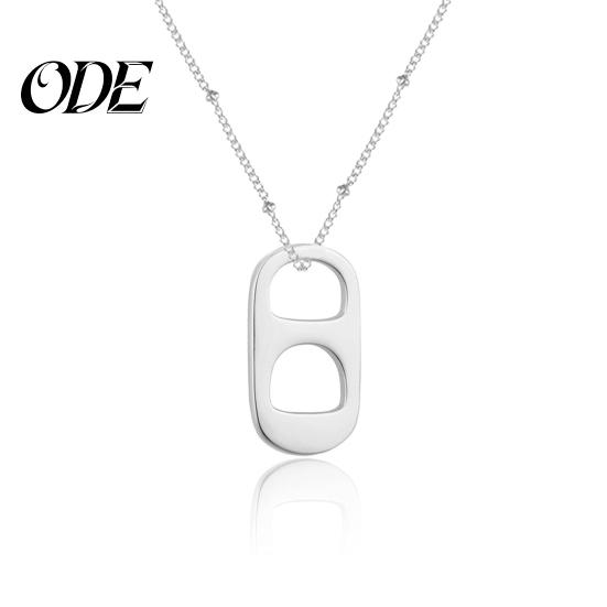 Elegant Jewelry Soda Tab Pendant Necklace Fashion Retro Clavicle Chain Stylish Unisex Minimalist for Dating Daily Wear Party Hypoallergenic